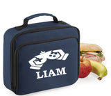 Personalised Childrens Bag School Backpack Rucksack With Matching Lunch Box ~ Gamer Gaming with name