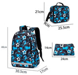 Personalised Football Rucksack, Lunch Bag & Pencil Case Set of 3 ~ Backpack ~ Back to School ~  Sports Gym Training
