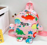 Personalised Dinosaur Mini Small Rucksack ~ With Arms and Legs ~ Gift for Toddler ~ Gift for Boy ~ Gift for Girl ~ School Bags