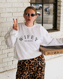 Personalised Bride ~ Wifey ~ Sweatshirt ~ Premium Organic Cotton Tote Bag ~ Bridal ~ Wedding Day ~ Honeymoon ~ Hen Party