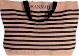 Personalised Nautical Beach Bag ~ Striped Rucksack Backpack~ Drawstring Gymsac ~ Custom Gym Bag ~  PE Kit Bag ~ Holiday Bag~Matching Washbag