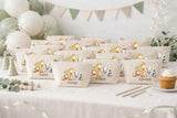 Personalised Safari Party Bags | Jungle Birthday Favour Bags | Neutral Aesthetic Party Pouches | Custom Name Canvas Keepsake
