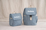 Personalised Kids Backpack and Lunch Bag Set | Custom Name Rucksack Toddler Backpack | Boys Girls Nursery & Back to School Bag | Cooler Bag