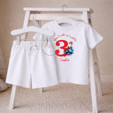 Personalised Superhero Outfit | When I Wake Up I Will Be Short Set | Birthday Boy Outfit | Personalised Spiderman Birthday Morning Outfit