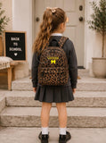 Personalised Leopard Print Kids Backpack | Custom Name School Rucksack | Nursery Backpack | Reception School Bag | Back to School Gift