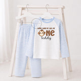 Personalised 1st Birthday Pyjama Set, When I Wake Up I Will Be One, Two, Four Monkey First Birthday Outfit, Boys Birthday Clothes, Name Gift