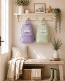 Personalised Princess Castle Backpack | Girls School Bag | Custom Name Rucksack | Nursery Reception Preschool Book Bag | Back To School Gift