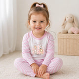 Personalised Pink Safari Birthday Outfit, When I Wake Up Birthday, Safari Animal Sleepsuit, Baby Vest, Bib or Girls Birthday Set, Age