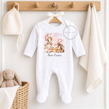 Personalised Farmyard Birthday Outfit, When I Wake Up Birthday, Farm Animal Sleepsuit, Baby Vest, Bib or Kids Birthday Set, Age 1, 2, 3, 4,5