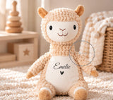 Personalised Soft Toy with Name, Baby Gift, Lion Zebra Mouse Alpaca Kangaroo, New Baby Gift, Christening Gift, Nursery Teddy Baby Shower (Copy) (Copy) (Copy) (Copy)