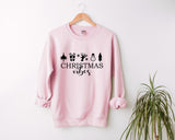 Christmas Vibes ~ Snowman etc ~ Various Colours ~ Christmas sweatshirt jumper top
