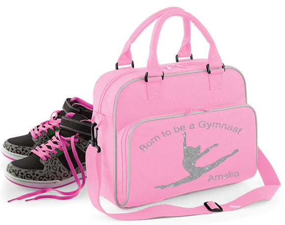 'Born To Be A Gymnast' Personalised Bag