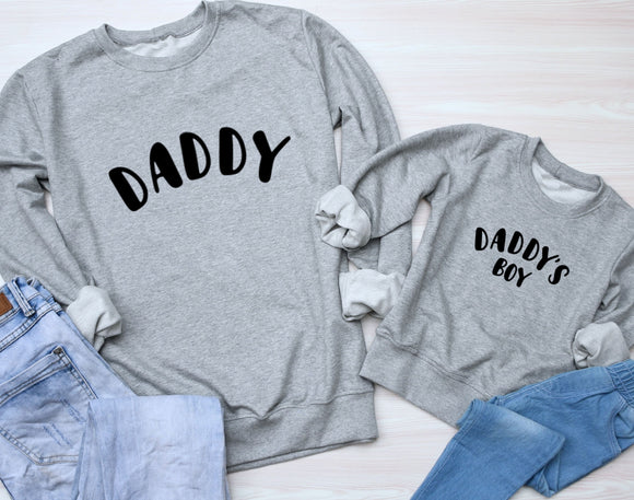 Daddy's Boy ~ Daddy's Girl ~ Twinning ~ Matching Sweatshirts