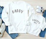 Daddy's Boy ~ Daddy's Girl ~ Twinning ~ Matching Sweatshirts