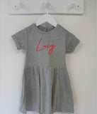 Girl's Dress Personalised with Name