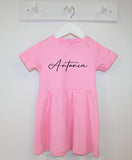 Girl's Dress Personalised with Name