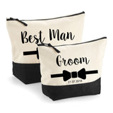Personalised Groom/Best Man/Groomsman/Usher Toiletry Wash Bag Wedding Day Gift