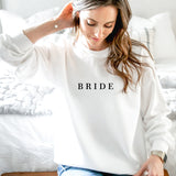 Bride ~ Bridesmaid ~ Maid of Honour ~ Team Bride Squad ~ Bride to Be Fiancee Wedding Hen Party Engagement Bridal Sweatshirt Jumper Top