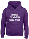 'If You Can Read This - Please Put Me Back On My Horse' Hoodie