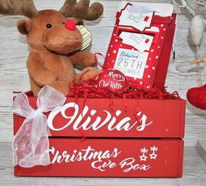Christmas Eve Box personalised with name