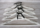 Thank you for being my Best Man, Usher etc ...... personalised black with white Box with hanger and flute