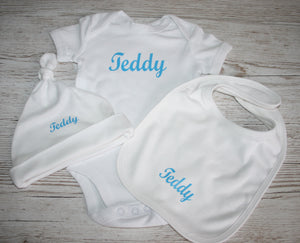 Baby Monogram Set Personalised with Name or Initials