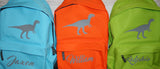 Personalised Dinosaur Rucksack Backpack