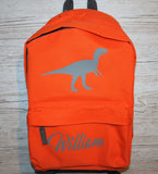 Personalised Dinosaur Rucksack Backpack