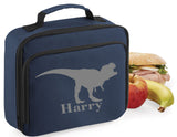 Personalised Name Dinosaur Lunch Box Bag School Bags Custom Bag