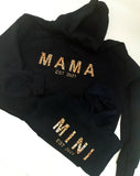 Mama Mini ~ Est Year of choice ~ Twinning ~ Leopard Print Mummy Mini