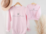 Mum of a Princess ~ Princess ~ Mummy Daughter ~ Twinning ~ Matching Sweatshirts