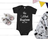 Pack of 3 Baby Vests Personalised ~ The Littlest (family member)